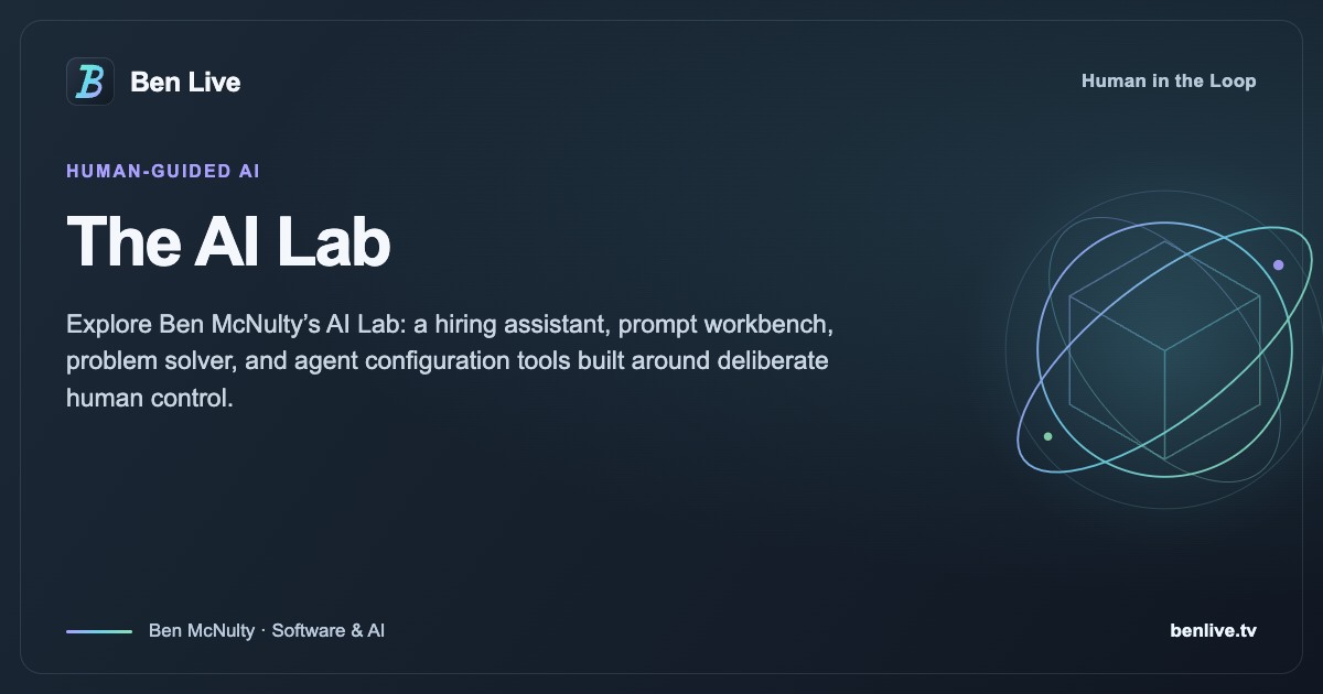 AI Lab | Ben Live | Human in the Loop